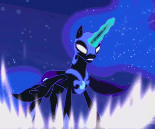 😡 Стикер «Nightmare Moon and Daybreaker» для Telegram