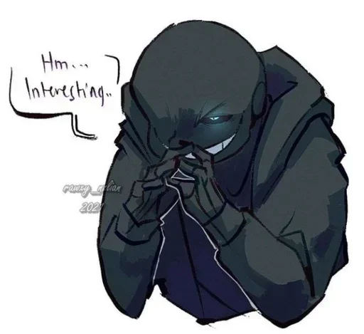 🌙 Стикер «Nightmare Sans» для Telegram
