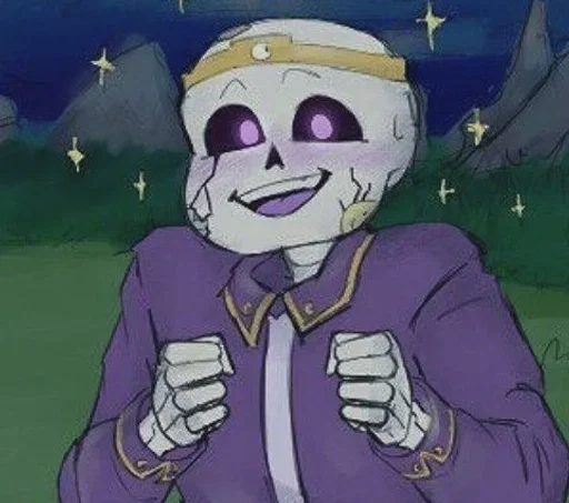 🌙 Стикер «Nightmare Sans» для Telegram