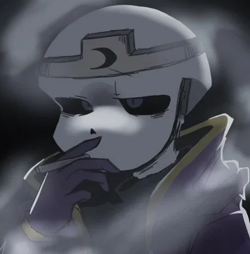 🌙 Стикер «Nightmare Sans» для Telegram