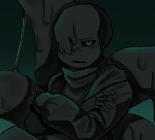 🌙 Стикер «Nightmare Sans» для Telegram