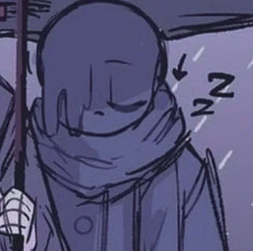 🌙 Стикер «Nightmare Sans» для Telegram