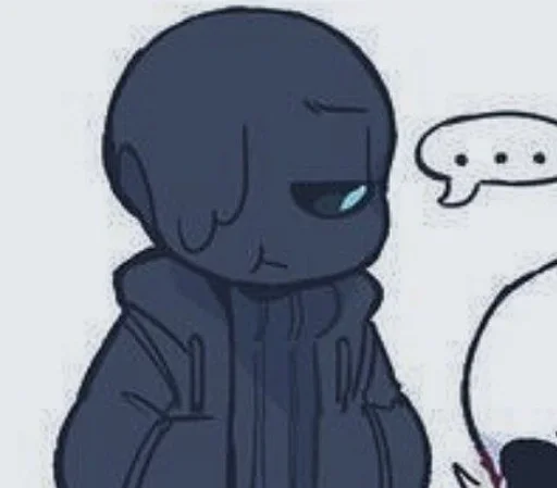 🌙 Стикер «Nightmare Sans» для Telegram