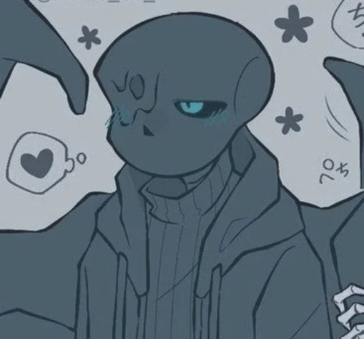 🌙 Стикер «Nightmare Sans» для Telegram