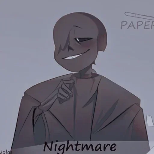 🌙 Стикер «Nightmare Sans» для Telegram