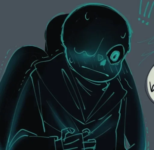 🌙 Стикер «Nightmare Sans» для Telegram