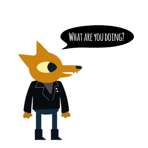 🧐 Стикер «Night In The Woods Dialog» для Telegram