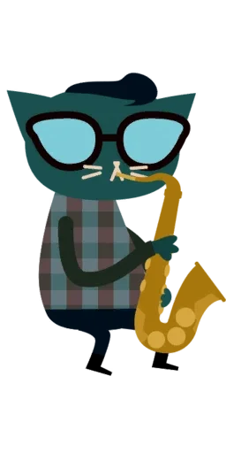 🎷 Стикер «Night In The Woods Dialog» для Telegram
