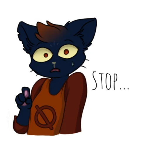 😳 Стикер «Night In The Woods Dialog» для Telegram