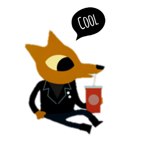 😎 Стикер «Night In The Woods Dialog» для Telegram