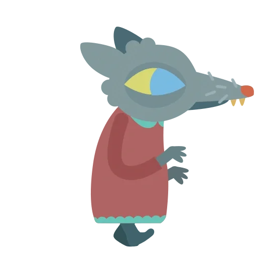 😕 Стикер «Night In The Woods Dialog» для Telegram