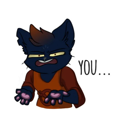 👤 Стикер «Night In The Woods Dialog» для Telegram