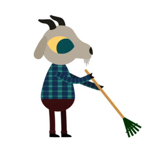 🧹 Стикер «Night In The Woods Dialog» для Telegram