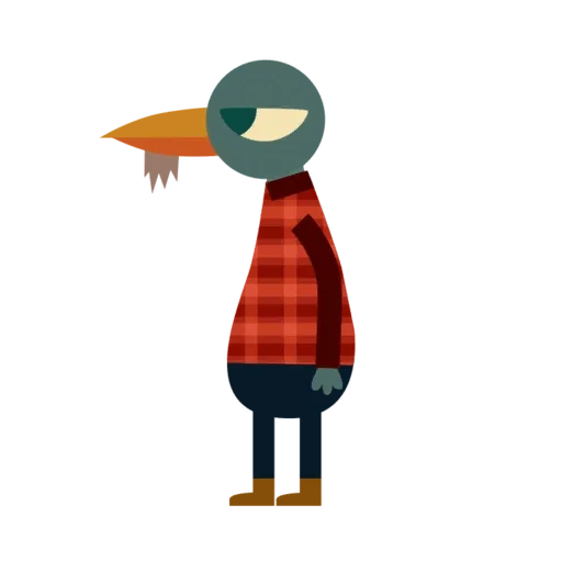 😑 Стикер «Night In The Woods Dialog» для Telegram