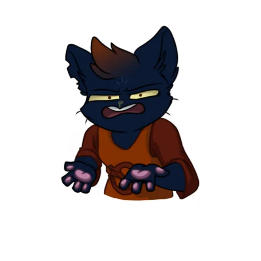😐 Стикер «Night In The Woods Dialog» для Telegram
