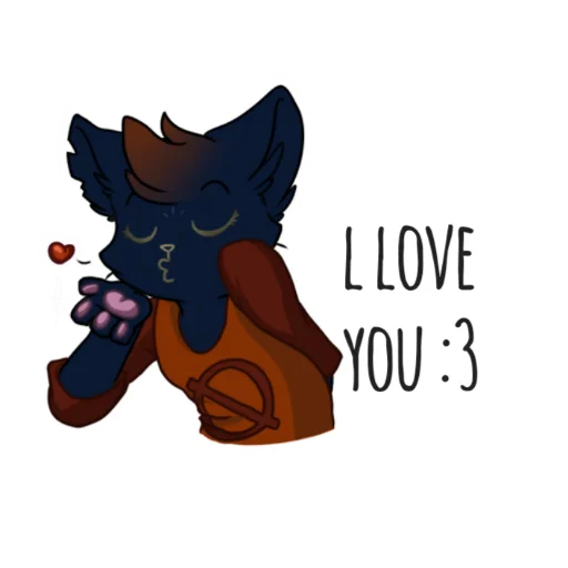 😘 Стикер «Night In The Woods Dialog» для Telegram