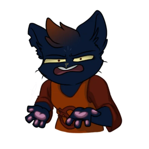 🥴 Стикер «Night In The Woods Dialog» для Telegram