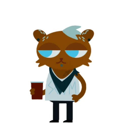 😜 Стикер «Night In The Woods Dialog» для Telegram