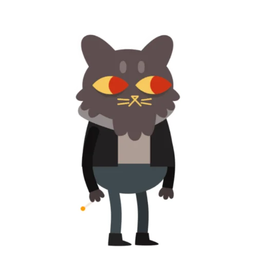 😔 Стикер «Night In The Woods Dialog» для Telegram