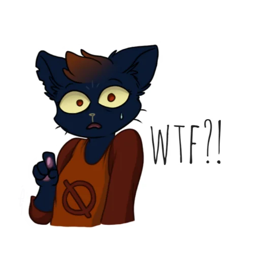 🤨 Стикер «Night In The Woods Dialog» для Telegram