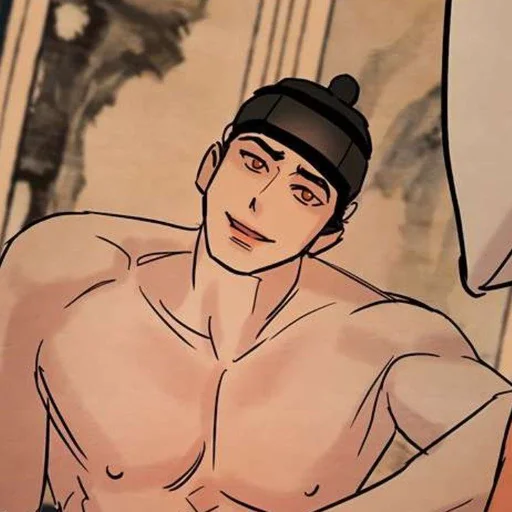 🏮 Стикер «Night portrait (anime)» для Telegram
