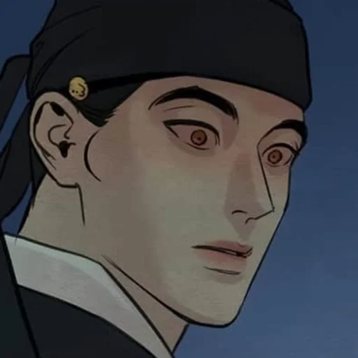 🪔 Стикер «Night portrait (anime)» для Telegram