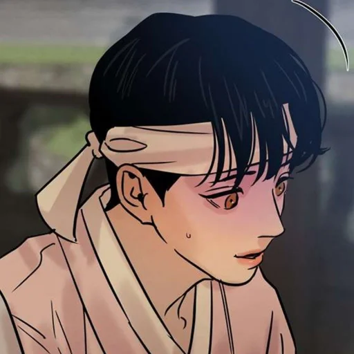 🪔 Стикер «Night portrait (anime)» для Telegram