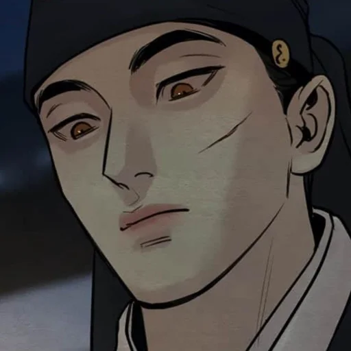 🏮 Стикер «Night portrait (anime)» для Telegram