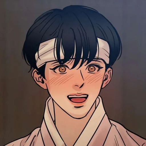 🏮 Стикер «Night portrait (anime)» для Telegram