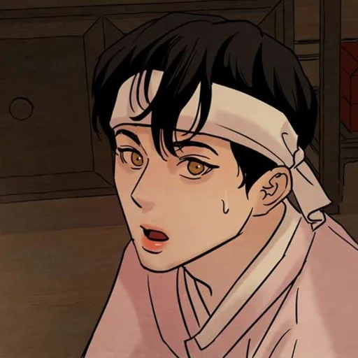 🏮 Стикер «Night portrait (anime)» для Telegram