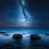 🌌 Эмодзи «Буквы в стиле ночного неба, русские и английские» для Telegram