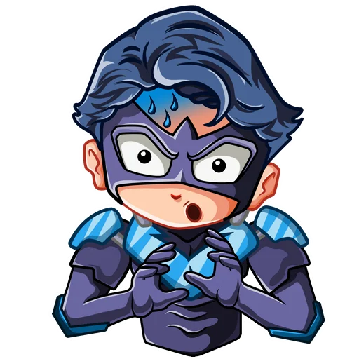 😱 Стикер «Nightwing Найтвинг» для Telegram