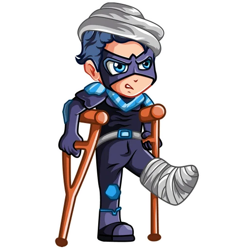 🤕 Стикер «Nightwing Найтвинг» для Telegram