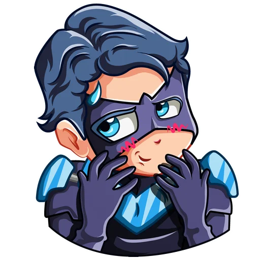 ☺️ Стикер «Nightwing Найтвинг» для Telegram