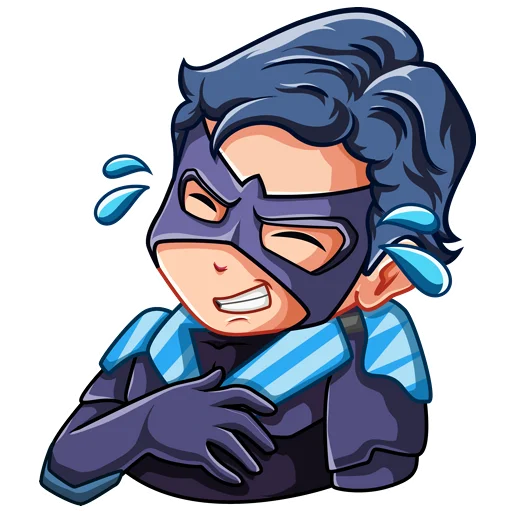 😂 Стикер «Nightwing Найтвинг» для Telegram