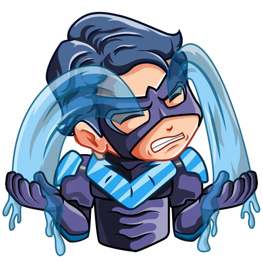 😭 Стикер «Nightwing Найтвинг» для Telegram