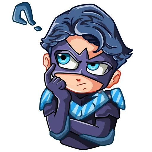 🤔 Стикер «Nightwing Найтвинг» для Telegram