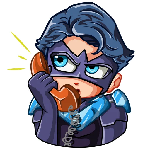 📱 Стикер «Nightwing Найтвинг» для Telegram