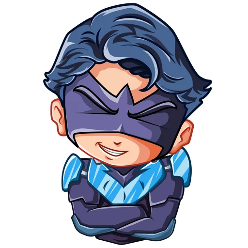 😝 Стикер «Nightwing Найтвинг» для Telegram