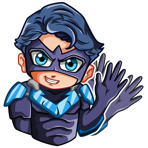 👋 Стикер «Nightwing Найтвинг» для Telegram