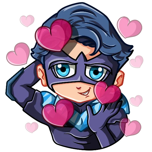 🥰 Стикер «Nightwing Найтвинг» для Telegram