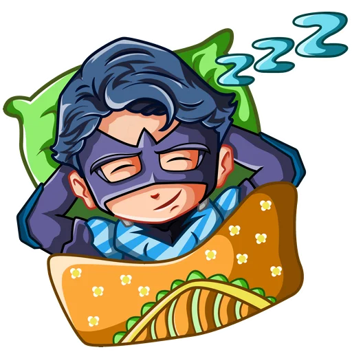 😴 Стикер «Nightwing Найтвинг» для Telegram
