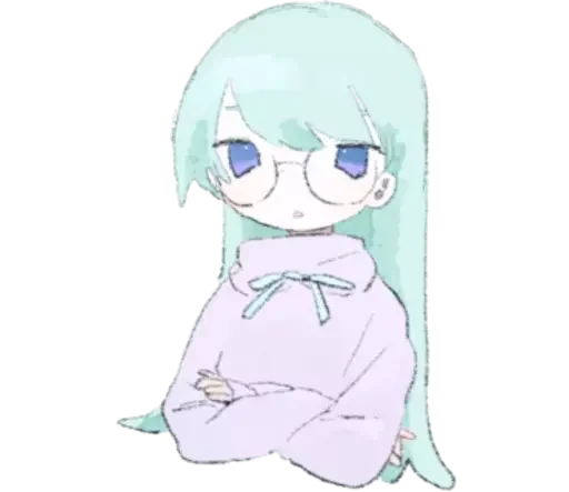 😐 Стикер «૮₍ ៸៸ ˃ ꒧ ˂ ₎ა ᭡» для Telegram