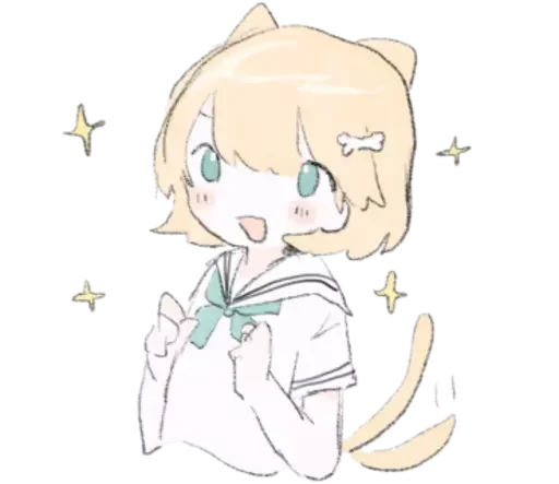 ☺️ Стикер «૮₍ ៸៸ ˃ ꒧ ˂ ₎ა ᭡» для Telegram