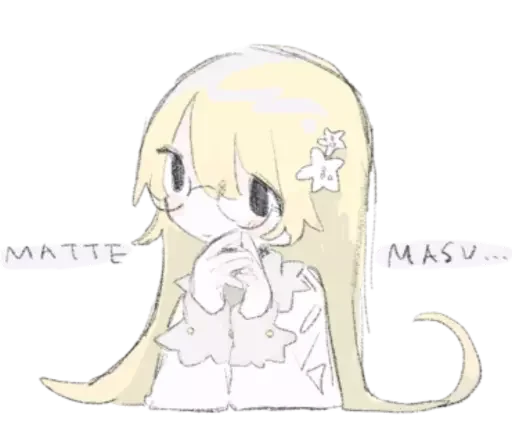 🙂 Стикер «૮₍ ៸៸ ˃ ꒧ ˂ ₎ა ᭡» для Telegram
