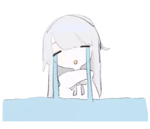 😭 Стикер «૮₍ ៸៸ ˃ ꒧ ˂ ₎ა ᭡» для Telegram