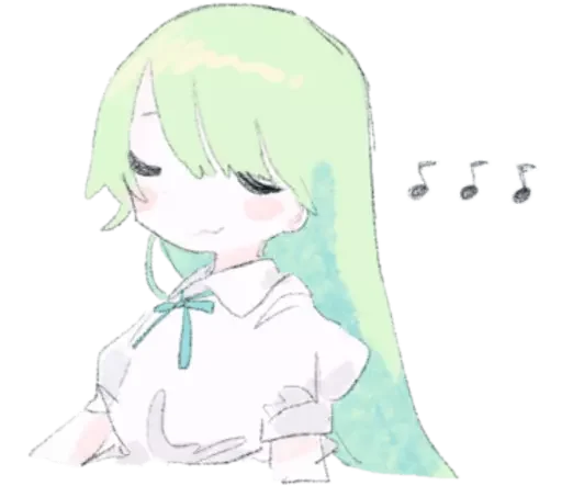 🎧 Стикер «૮₍ ៸៸ ˃ ꒧ ˂ ₎ა ᭡» для Telegram