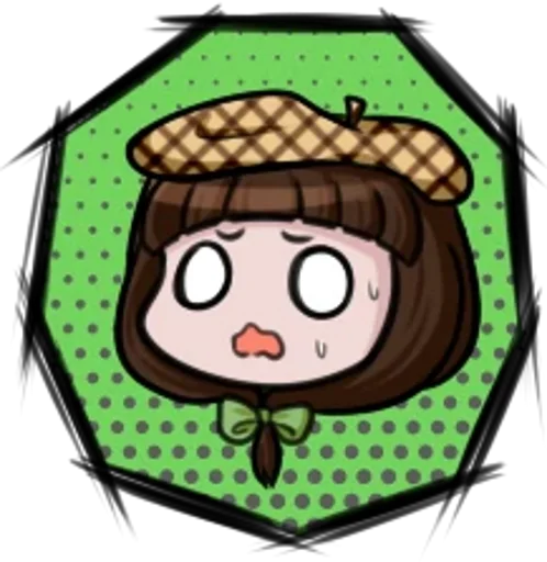 😰 Стикер «iroha nijiue» для Telegram