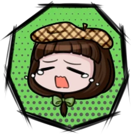 😭 Стикер «iroha nijiue» для Telegram