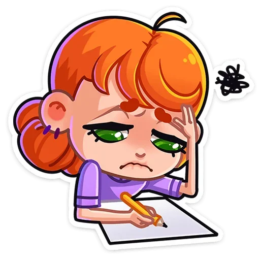 😫 Стикер «Ника» для Telegram